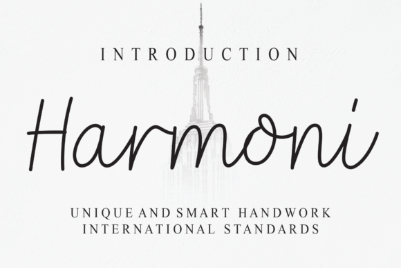 Harmoni Font Poster 1