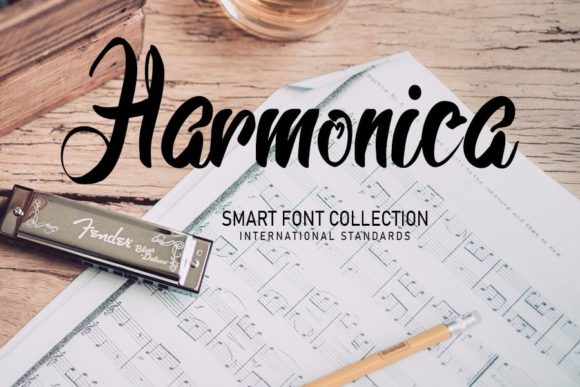 Harmonica Font Poster 1