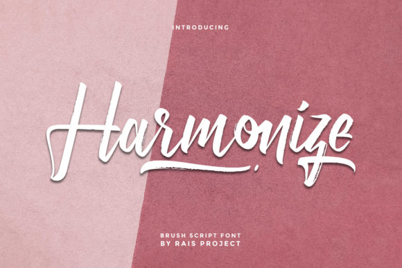 Harmonize Font Poster 1