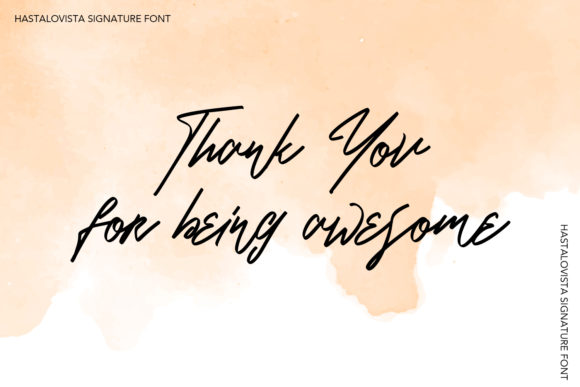 Hasta Lovista Font Poster 12