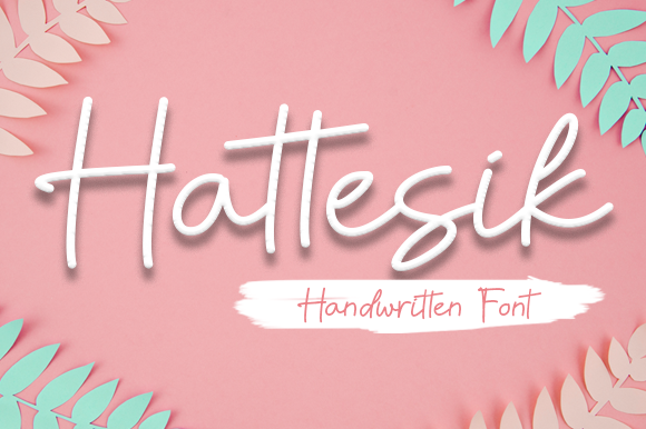 Hattesik Font Poster 1