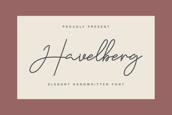 Havelberg Font Poster 1