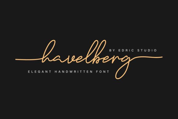 Havelberg Font Poster 2