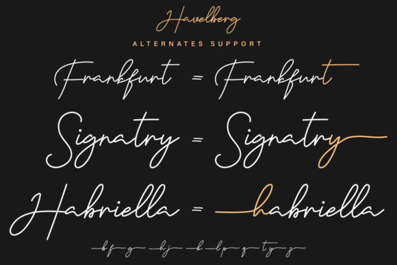 Havelberg Font Poster 10