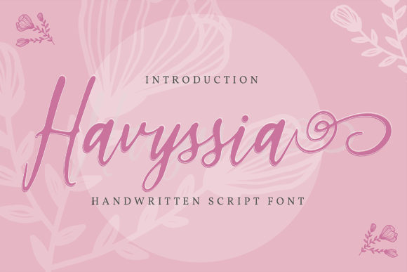 Havyssia Font Poster 1