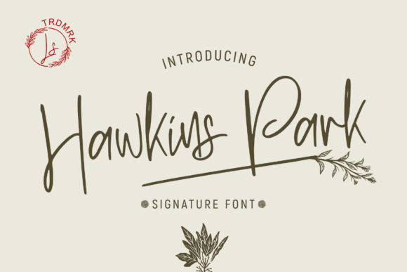 Hawkins Park Font