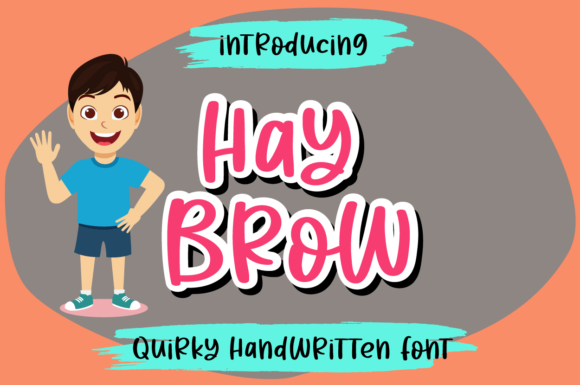 Hay Brow Font Poster 1