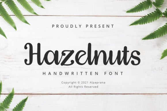 Hazelnuts Font Poster 1