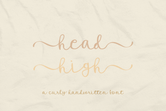 Head High Font Poster 1