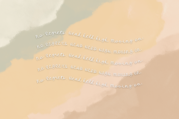 Head High Font Poster 3