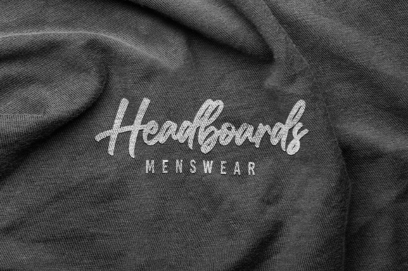 Headboards Font Poster 2