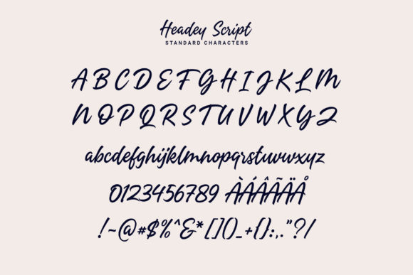 Headey Font Poster 18