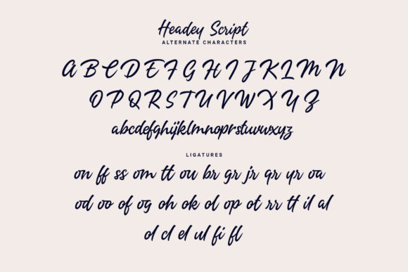 Headey Font Poster 19