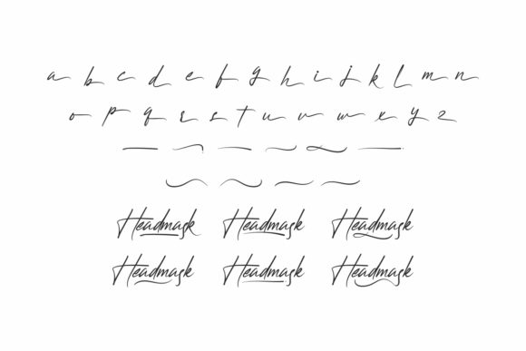 Headmask Font Poster 7