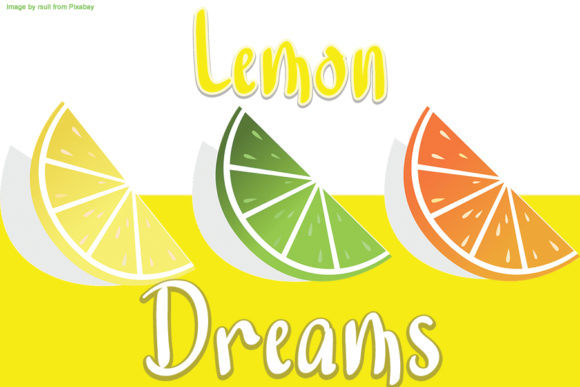 Healthy Drinks Font Poster 2