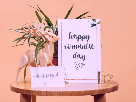 Heart Affair Font Poster 5