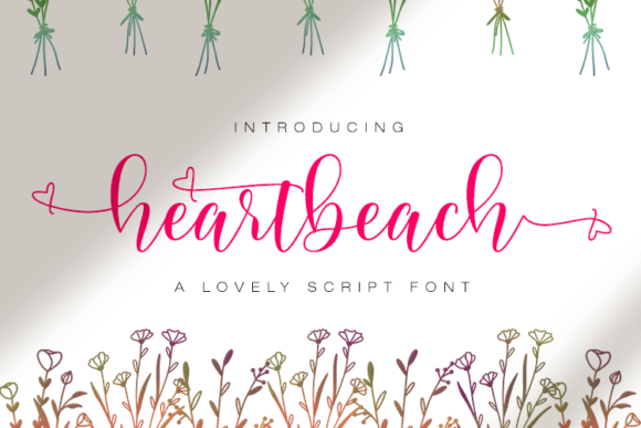 Heart Beach Font