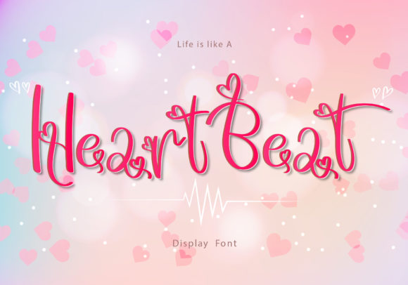 Heart Beat Font