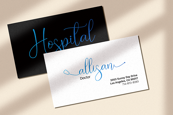 Heart Haily Font Poster 2