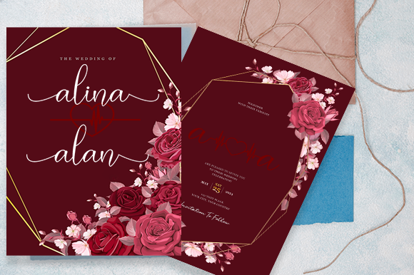 Heart Haily Font Poster 3