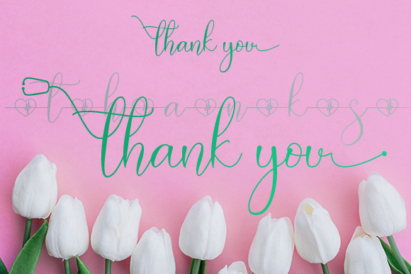 Heart Haily Font Poster 10