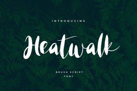 Heatwalk Font Poster 1