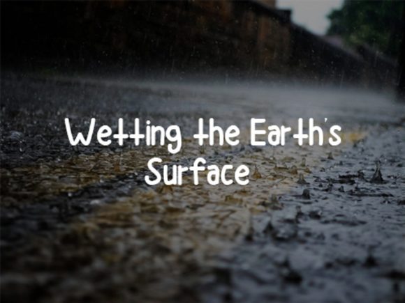 Heavy Rain Font Poster 3
