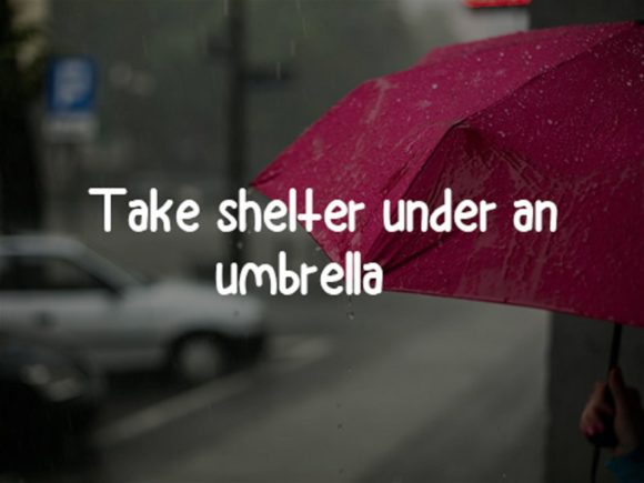 Heavy Rain Font Poster 4
