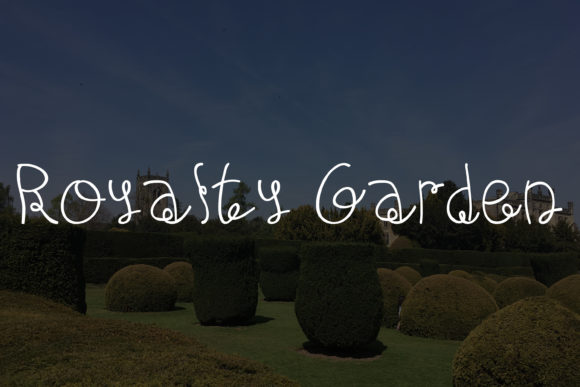 Hedge Bush Font Poster 4