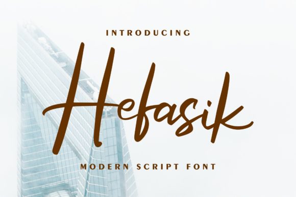 Hefasik Font Poster 1