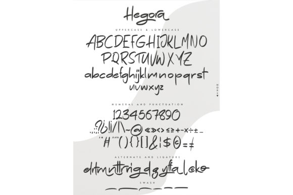 Hegora Font Poster 5