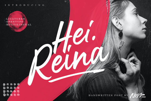 Hei Reina Font Poster 1