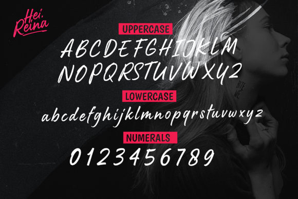 Hei Reina Font Poster 6