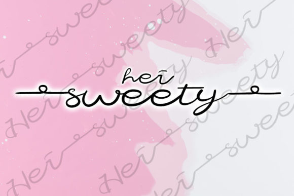 Hei Sweety Font Poster 1