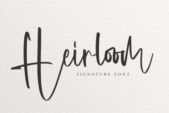 Heirloom Font