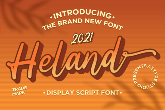 Heland Font Poster 1