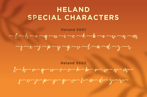 Heland Font Poster 7