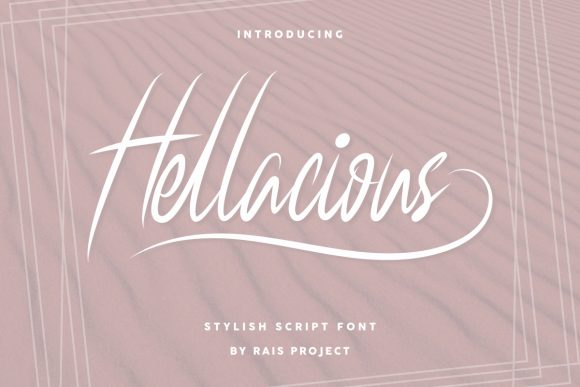 Hellacious Font Poster 1