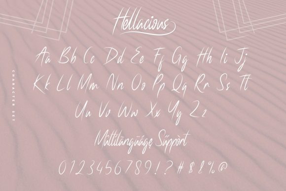Hellacious Font Poster 4