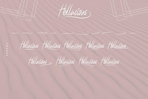 Hellacious Font Poster 8