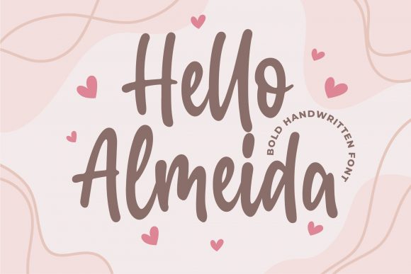 Hello Almeida Font Poster 1