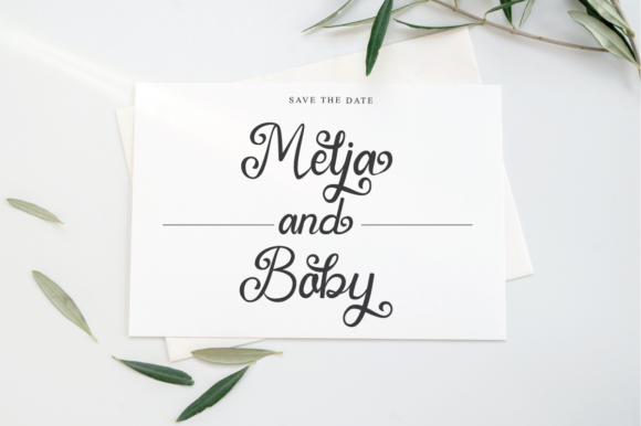 Hello Amelinda Font Poster 2