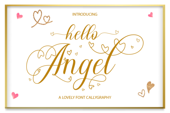 Hello Angel Font Poster 1