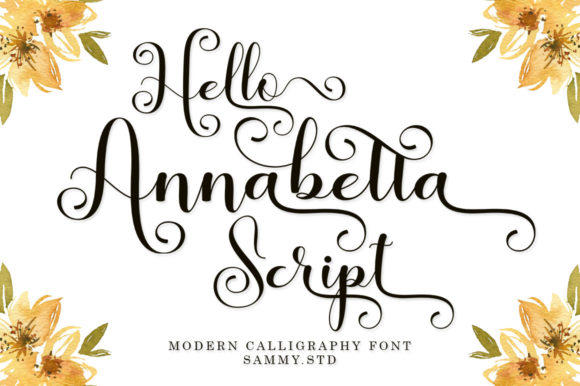 Hello Annabetta Script Font Poster 1