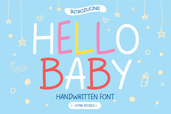 Hello Baby Font Poster 1