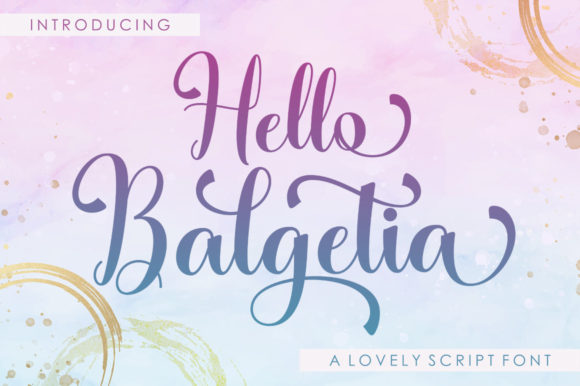Hello Balgetia Font