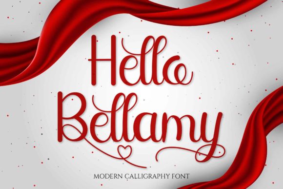 Hello Bellamy Font Poster 1