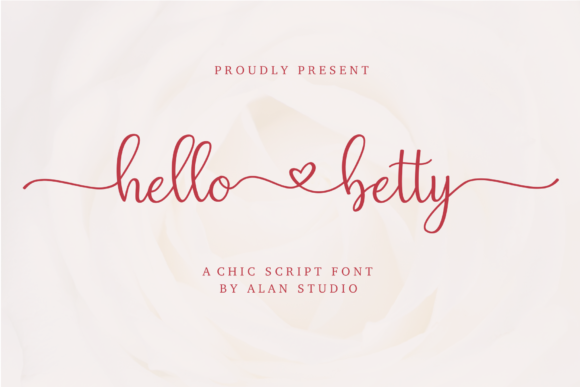 Hello Betty Font Poster 1