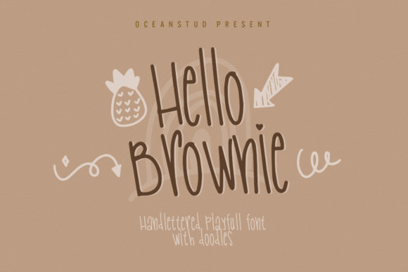 Hello Brownie Font Poster 1