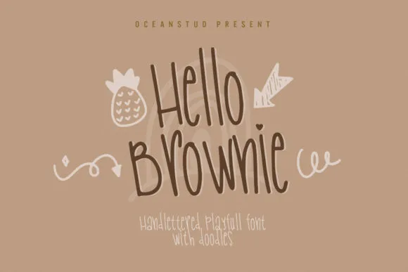 Hello Brownie Font Hello Brownie Font Poster 1